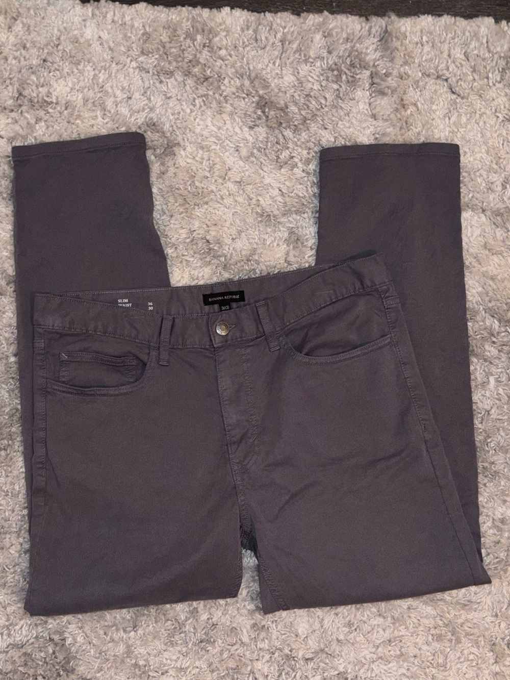 Banana Republic Gray Khaki Pants